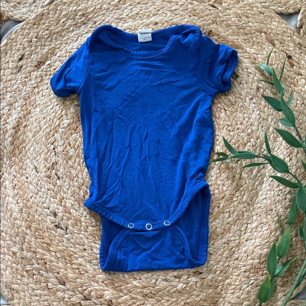 Kat Quinn Electric Blue Bamboo Bodysuit. 0-3mo